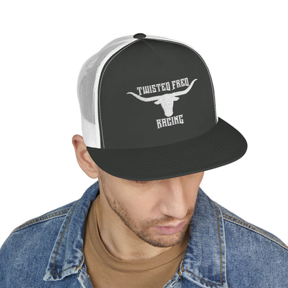 TFR x LONGHORN WHITE snapback hat