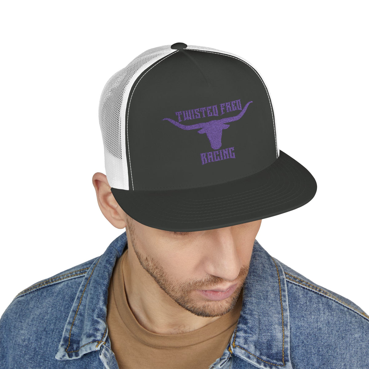 TFR x LONGHORN PURPLE snapback hat