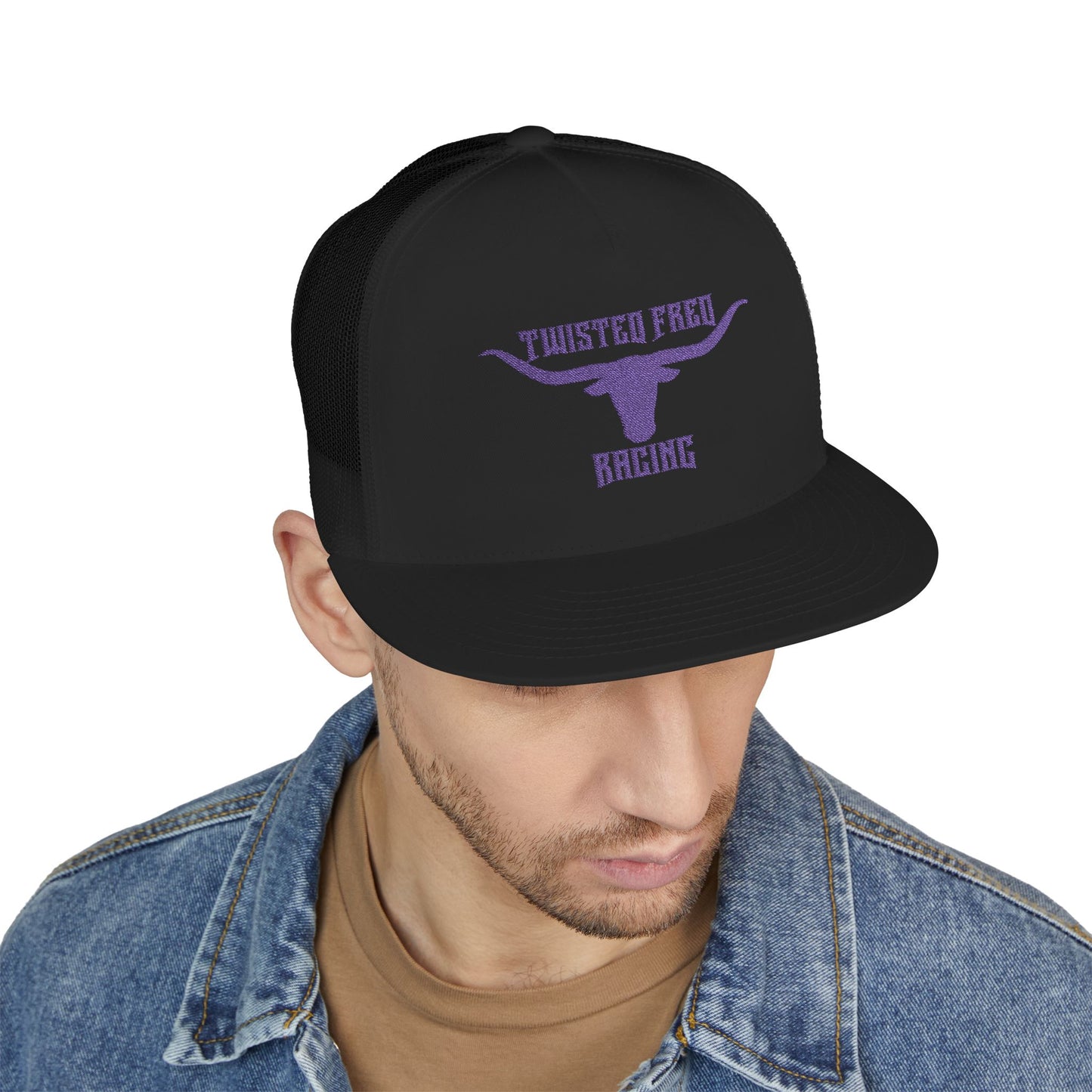 TFR x LONGHORN PURPLE snapback hat