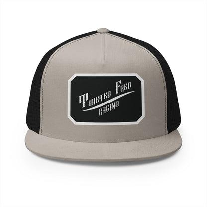 TFR swoosh snap back white and black