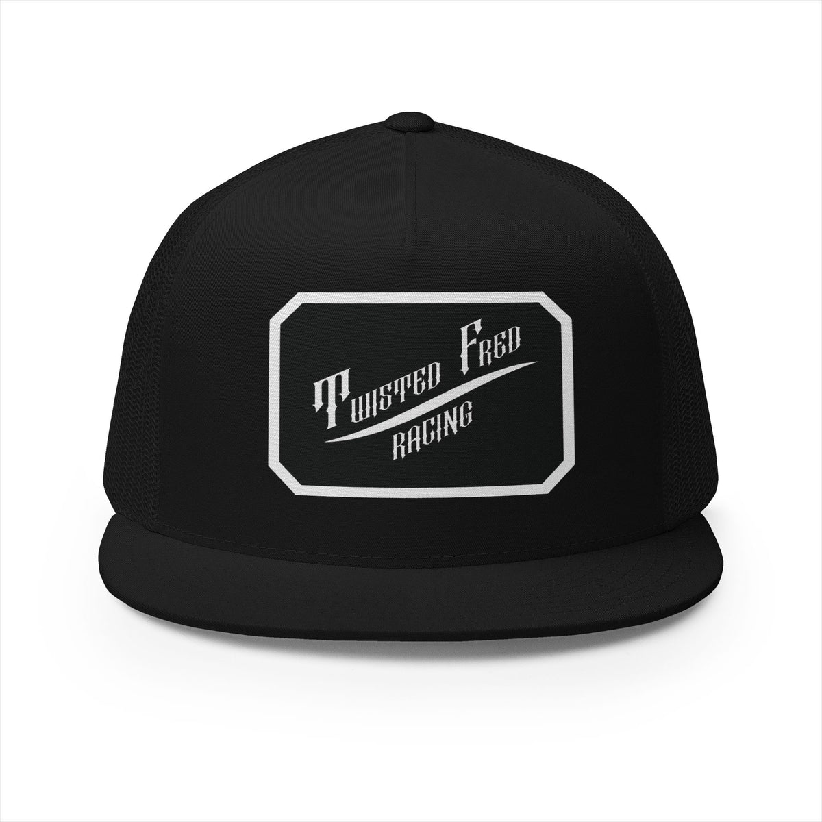 TFR swoosh snap back white and black
