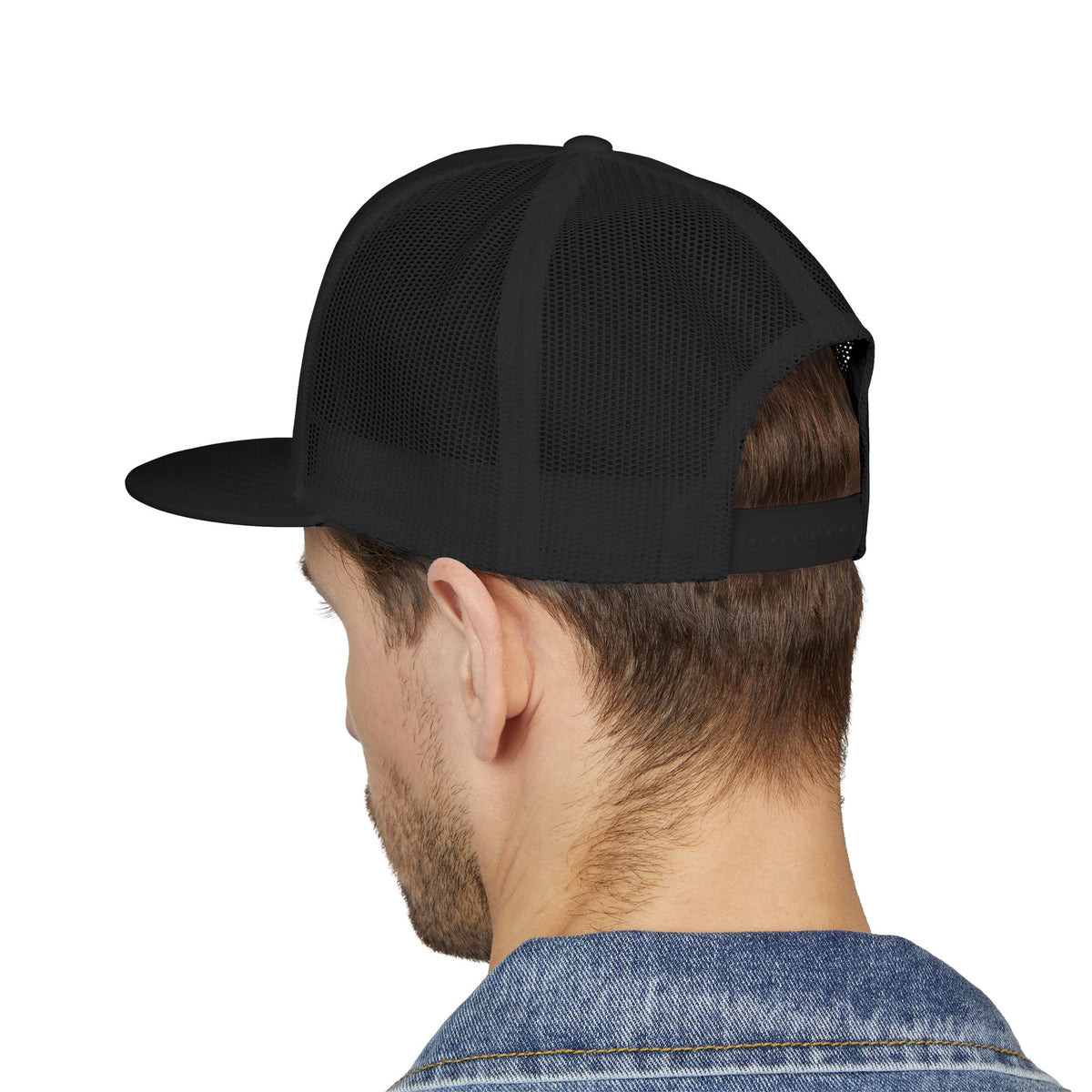TFR swoosh snap back white and black