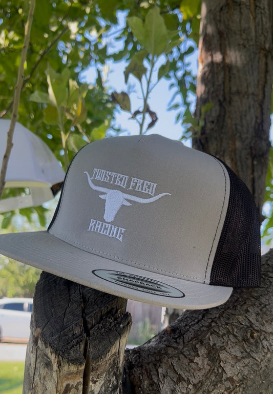 TFR x LONGHORN WHITE snapback hat